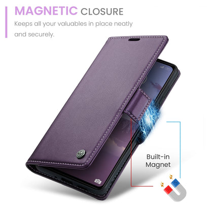 Xiaomi Poco C65 4G Leather Wallet Case - RFID Blocking, Stand Function, Card Slots