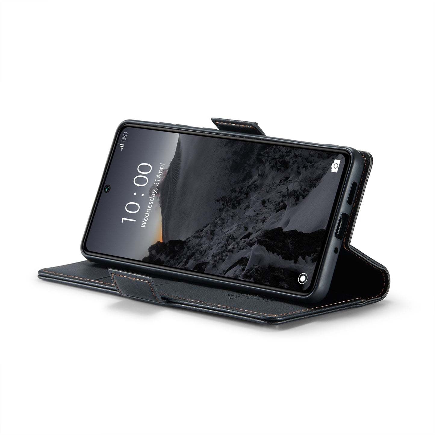 Xiaomi Redmi Note 13 Pro 5G Leather Wallet Case - RFID Blocking, Stand Function, Card Slots