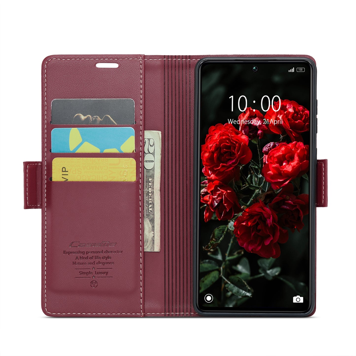 Xiaomi Redmi Note 13 Pro 5G Leather Wallet Case - RFID Blocking, Stand Function, Card Slots