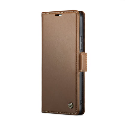 Xiaomi Poco X6 5G Leather Wallet Case - RFID Blocking, Stand Function, Card Slots