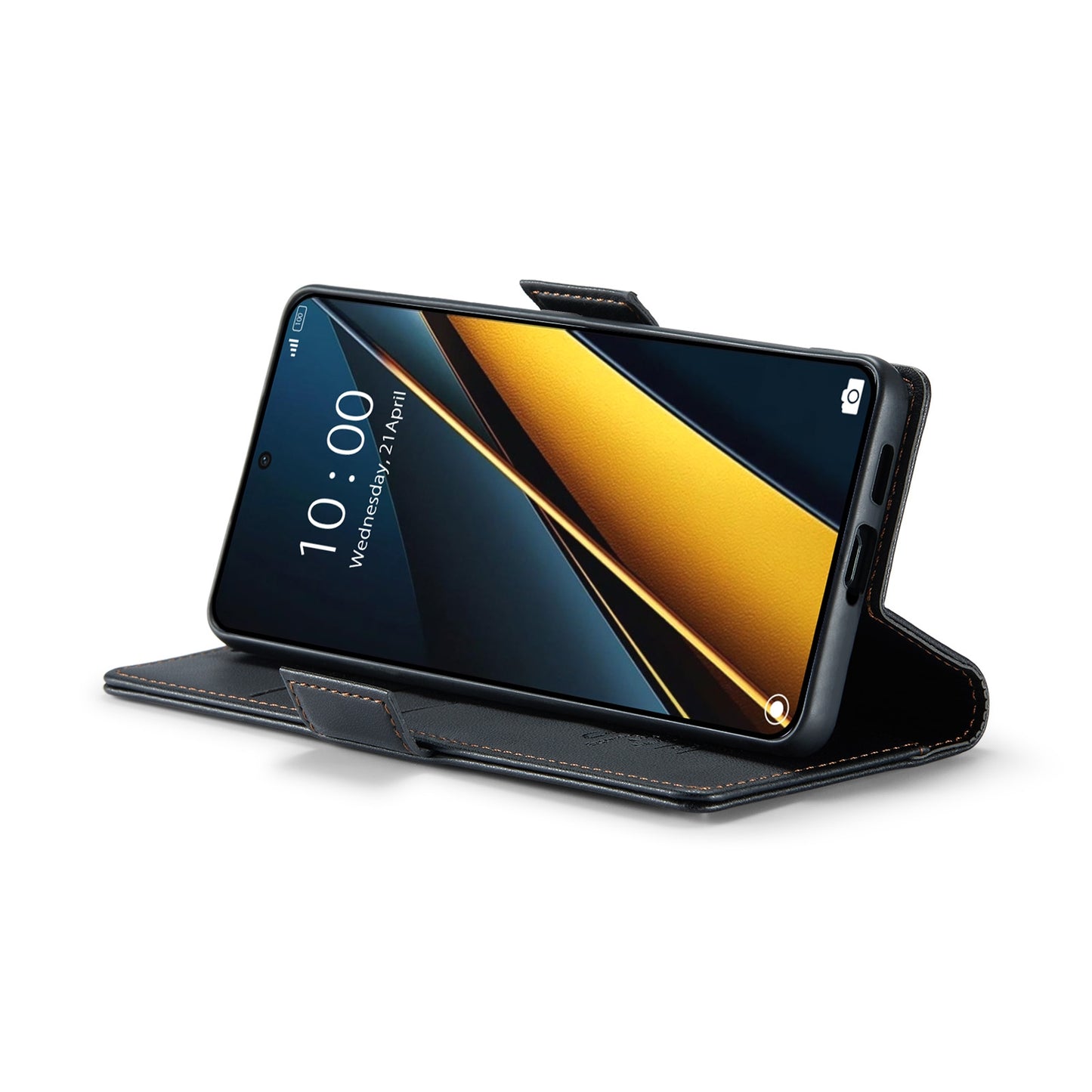 Xiaomi Poco X6 Pro 5G Leather Wallet Case - RFID Blocking, Stand Function, Card Slots