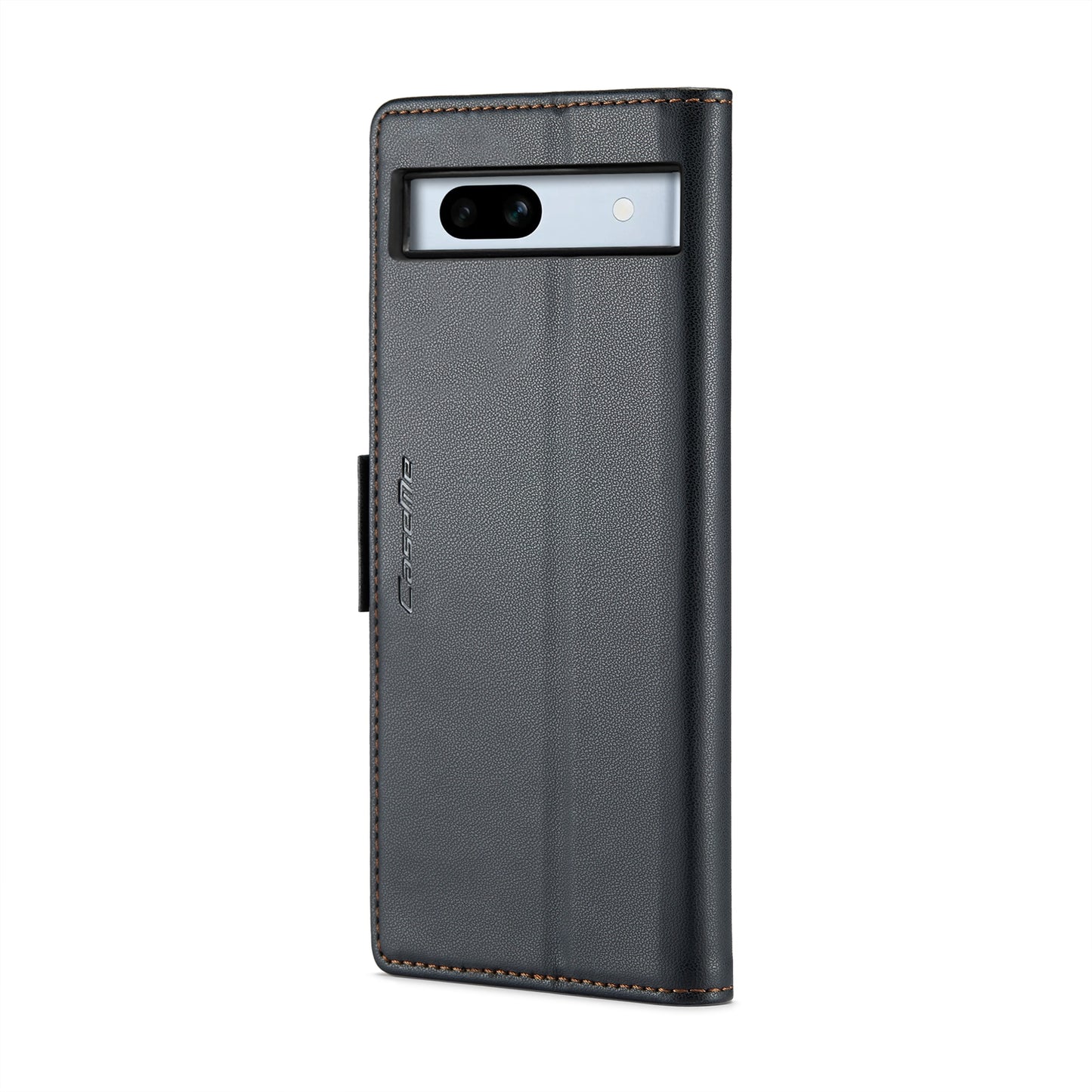 Google Pixel 7a Leather Wallet Case - RFID Blocking, Stand Function, Card Slots