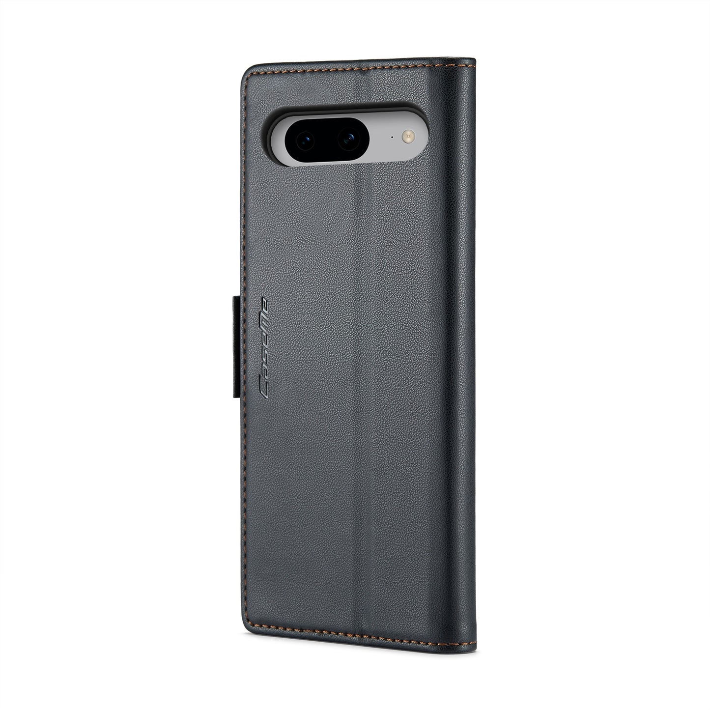 Google Pixel 8 Leather Wallet Case - RFID Blocking, Stand Function, Card Slots