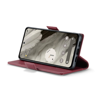 Google Pixel 8 Leather Wallet Case - RFID Blocking, Stand Function, Card Slots