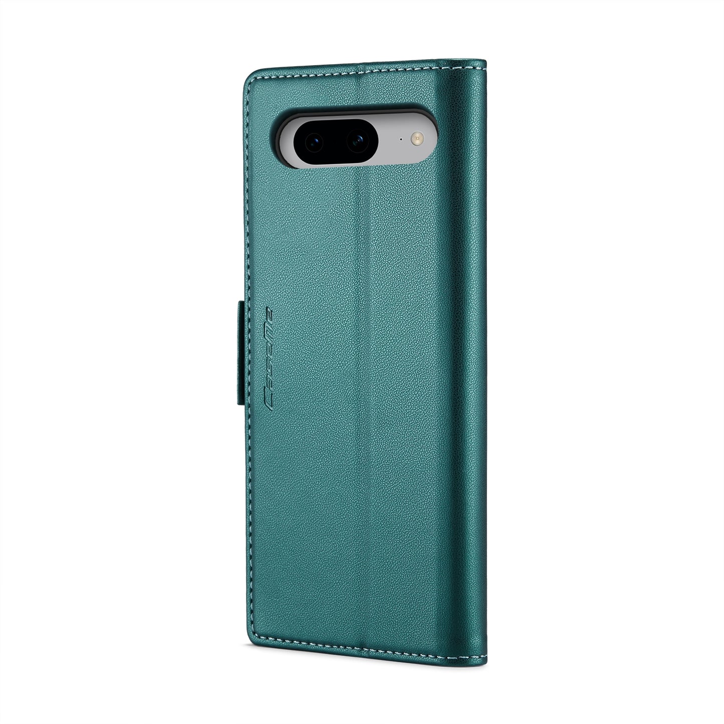 Google Pixel 8 Leather Wallet Case - RFID Blocking, Stand Function, Card Slots