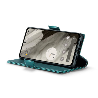 Google Pixel 8 Leather Wallet Case - RFID Blocking, Stand Function, Card Slots