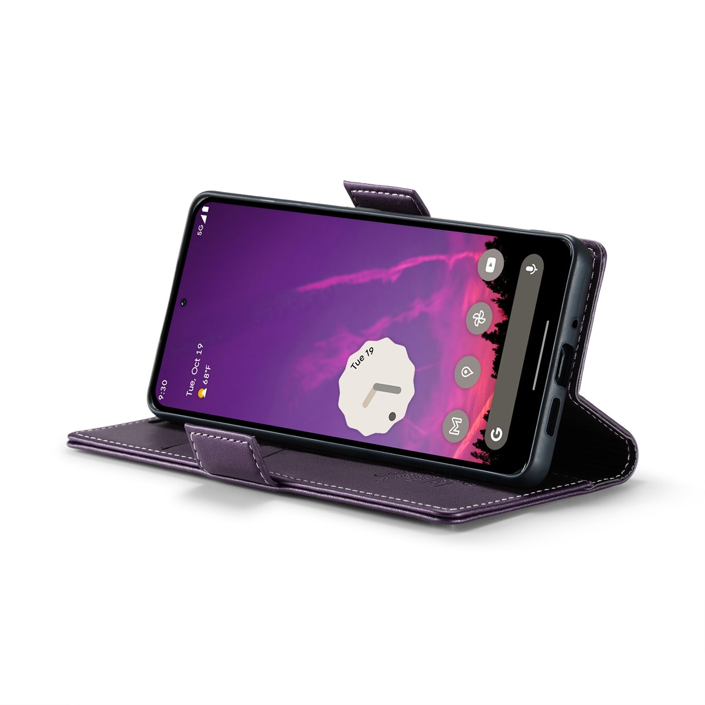 Google Pixel 9 Pro XL Leather Wallet Case - RFID Blocking, Stand Function, Card Slots