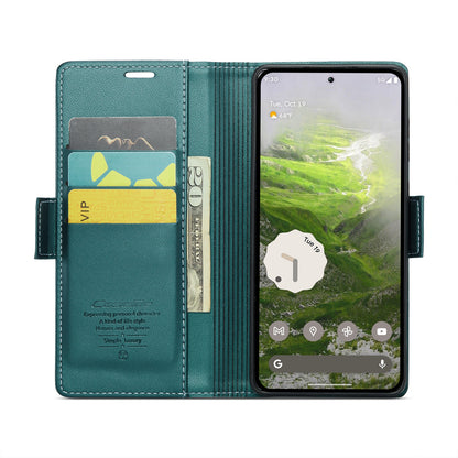 Google Pixel 9 Pro Leather Wallet Case - RFID Blocking, Stand Function, Card Slots