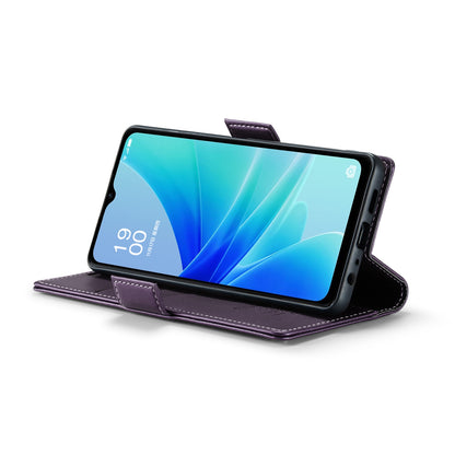 OPPO A77 4G Global Leather Wallet Case - RFID Blocking, Stand Function, Card Slots