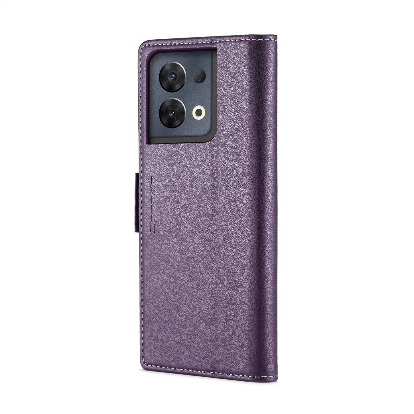 OPPO Reno8 Pro 5G Global Leather Wallet Case - RFID Blocking, Stand Function, Card Slots