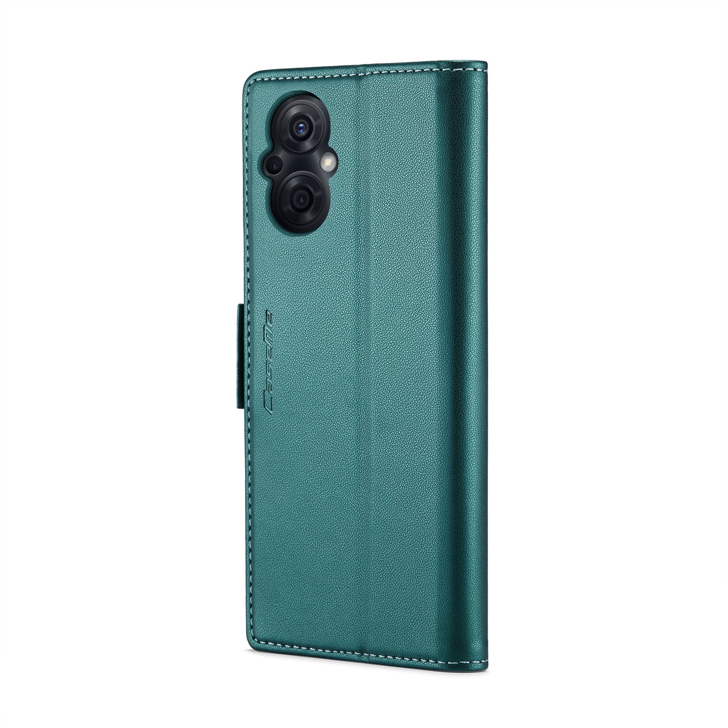 OPPO Reno8 Lite Global Leather Wallet Case - RFID Blocking, Stand Function, Card Slots