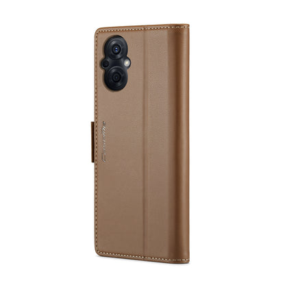 OPPO Reno8 Z Global Leather Wallet Case - RFID Blocking, Stand Function, Card Slots