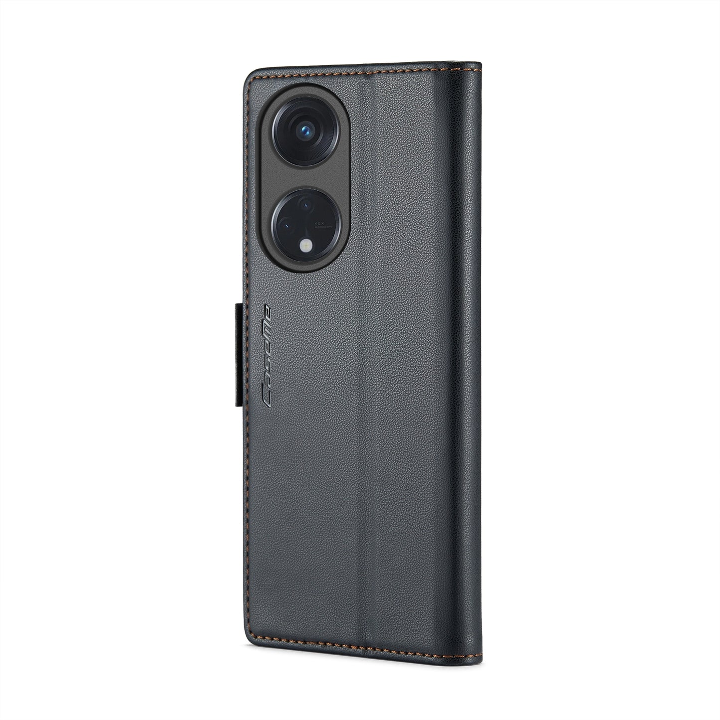 OPPO Reno8 T 5G Leather Wallet Case - RFID Blocking, Stand Function, Card Slots