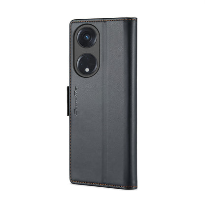 OPPO A1 Pro 5G Leather Wallet Case - RFID Blocking, Stand Function, Card Slots