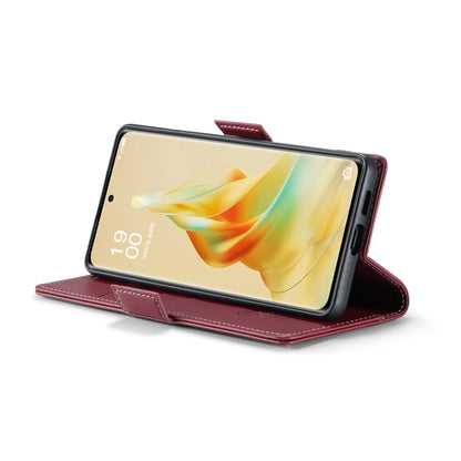OPPO Reno8 T 5G Leather Wallet Case - RFID Blocking, Stand Function, Card Slots