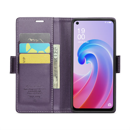 OPPO K10 4G Leather Wallet Case - RFID Blocking, Stand Function, Card Slots