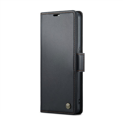 OPPO Reno8 T 4G Leather Wallet Case - RFID Blocking, Stand Function, Card Slots