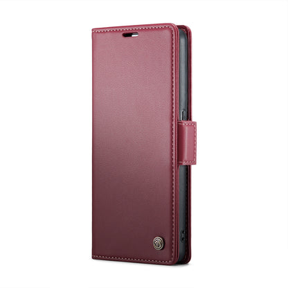 OPPO Reno8 T 4G Leather Wallet Case - RFID Blocking, Stand Function, Card Slots