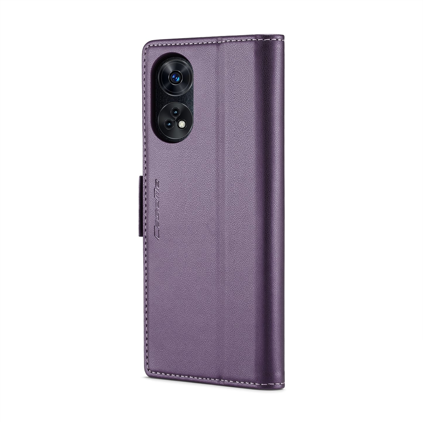OPPO Reno8 T 4G Leather Wallet Case - RFID Blocking, Stand Function, Card Slots