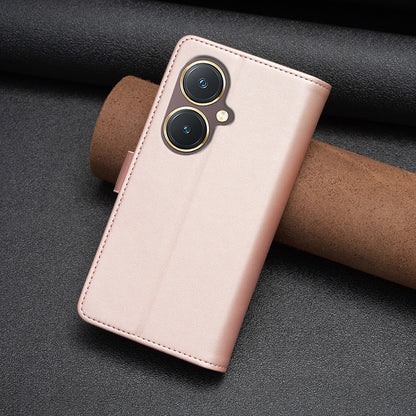 vivo Y27 4G Leather Flip Wallet Phone Case with 9 Card Slots, Zipper Compartment, and Adjustable Stand