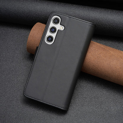 Samsung Galaxy A15 Leather Flip Wallet Phone Case with 9 Card Slots, Zipper Compartment, and Adjustable Stand