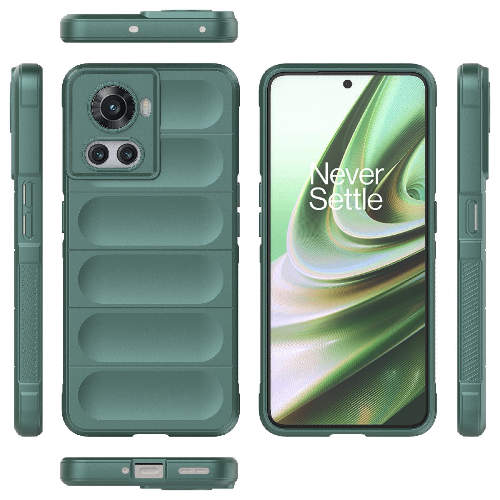 OnePlus 10R 5G Global Magic Shield Phone Case – Durable TPU + Flannel, Stylish Protection, Brightly Coloured, Wear-Resistant-buycases.co.uk