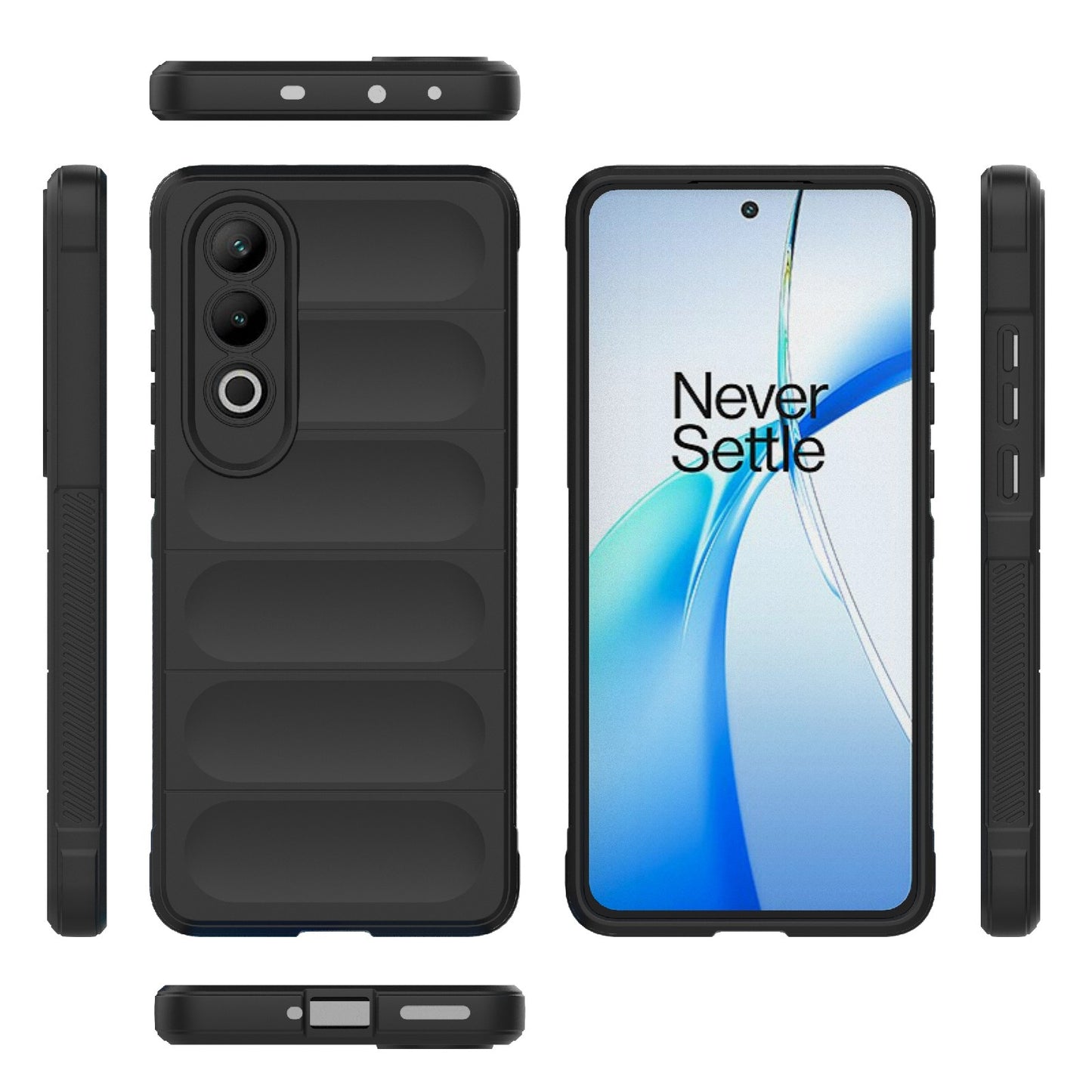 OnePlus Nord CE4 5G Global Magic Shield Phone Case – Durable TPU + Flannel, Stylish Protection, Brightly Coloured, Wear-Resistant-buycases.co.uk