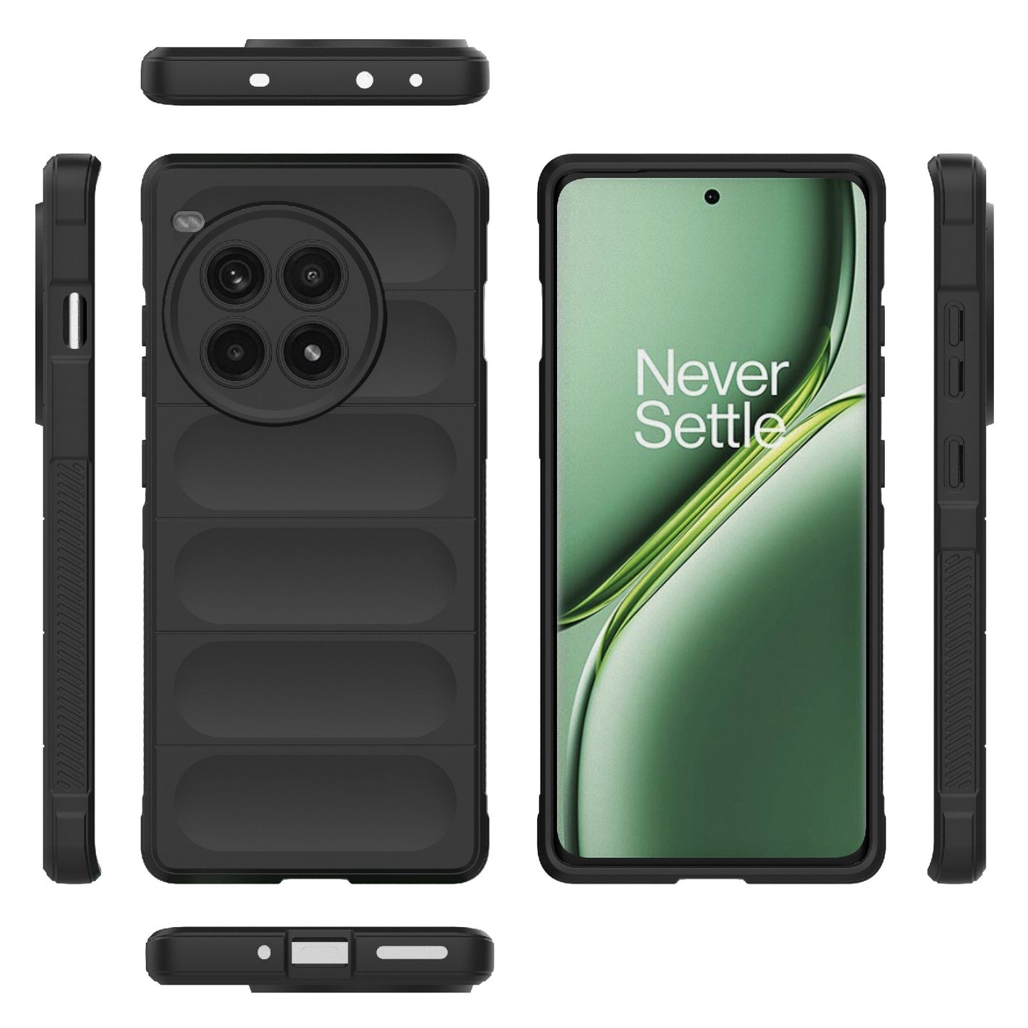 OnePlus Ace 3 Pro 5G Magic Shield Phone Case – Durable TPU + Flannel, Stylish Protection, Brightly Coloured, Wear-Resistant-buycases.co.uk