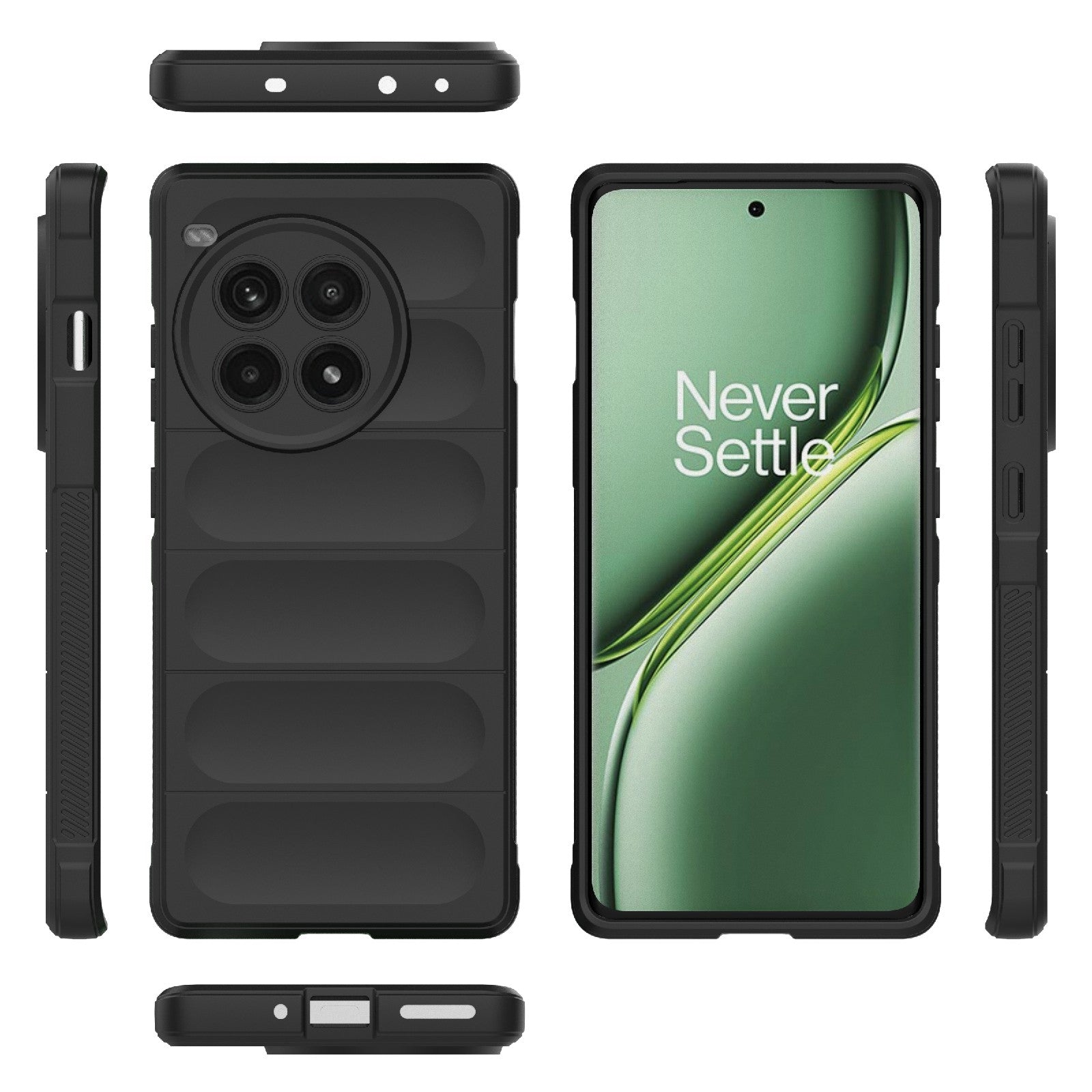 OnePlus Ace 3 Pro 5G Magic Shield Phone Case – Durable TPU + Flannel, Stylish Protection, Brightly Coloured, Wear-Resistant-buycases.co.uk