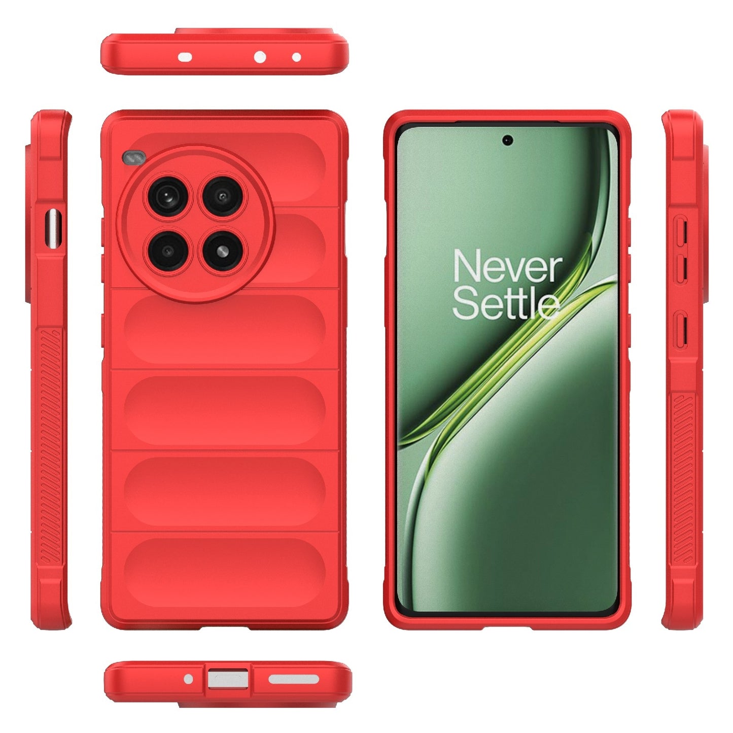 OnePlus Ace 3 Pro 5G Magic Shield Phone Case – Durable TPU + Flannel, Stylish Protection, Brightly Coloured, Wear-Resistant-buycases.co.uk