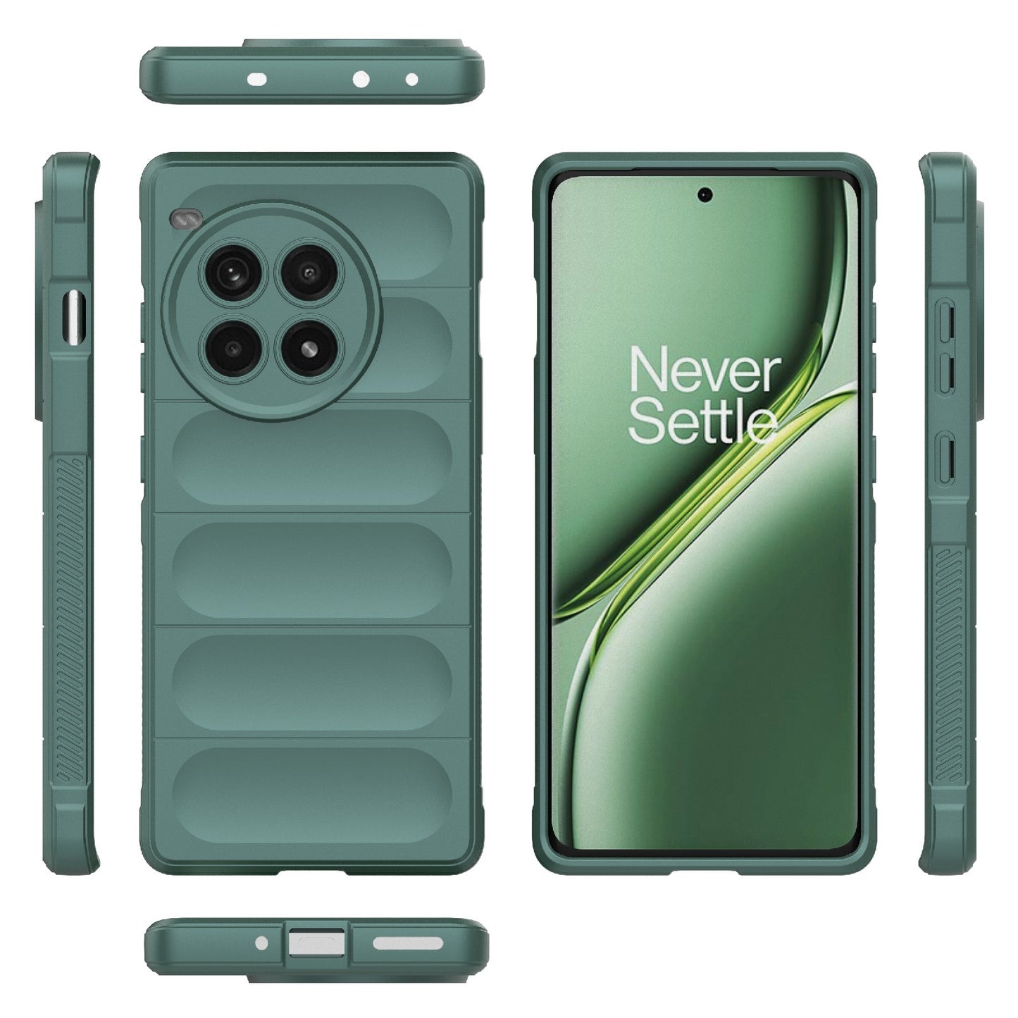 OnePlus Ace 3 Pro 5G Magic Shield Phone Case – Durable TPU + Flannel, Stylish Protection, Brightly Coloured, Wear-Resistant-buycases.co.uk