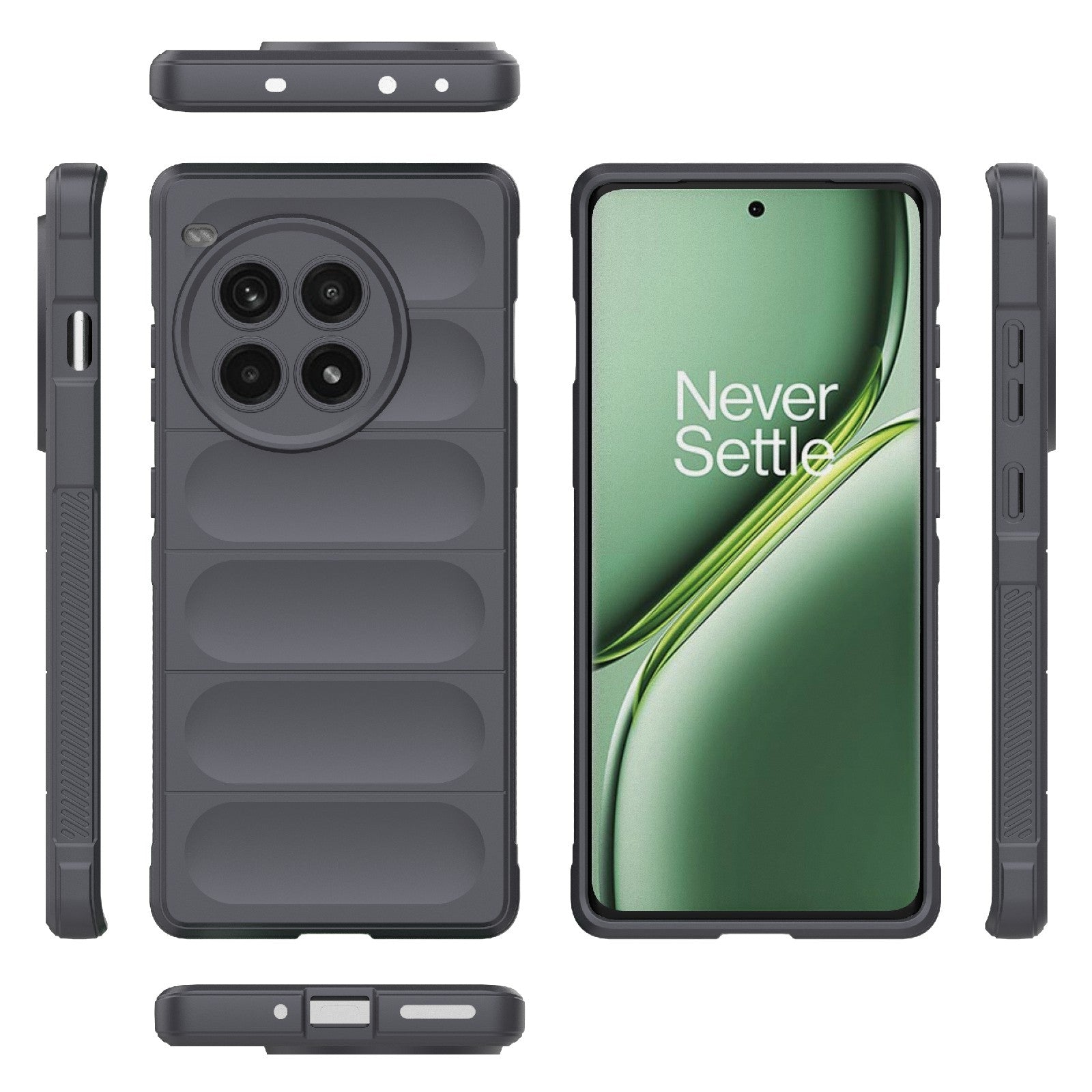 OnePlus Ace 3 Pro 5G Magic Shield Phone Case – Durable TPU + Flannel, Stylish Protection, Brightly Coloured, Wear-Resistant-buycases.co.uk