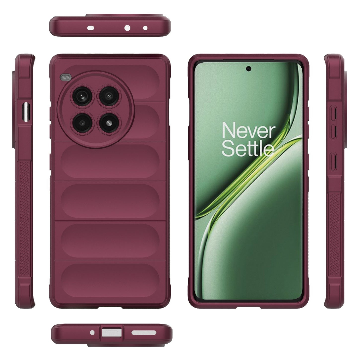 OnePlus Ace 3 Pro 5G Magic Shield Phone Case – Durable TPU + Flannel, Stylish Protection, Brightly Coloured, Wear-Resistant-buycases.co.uk