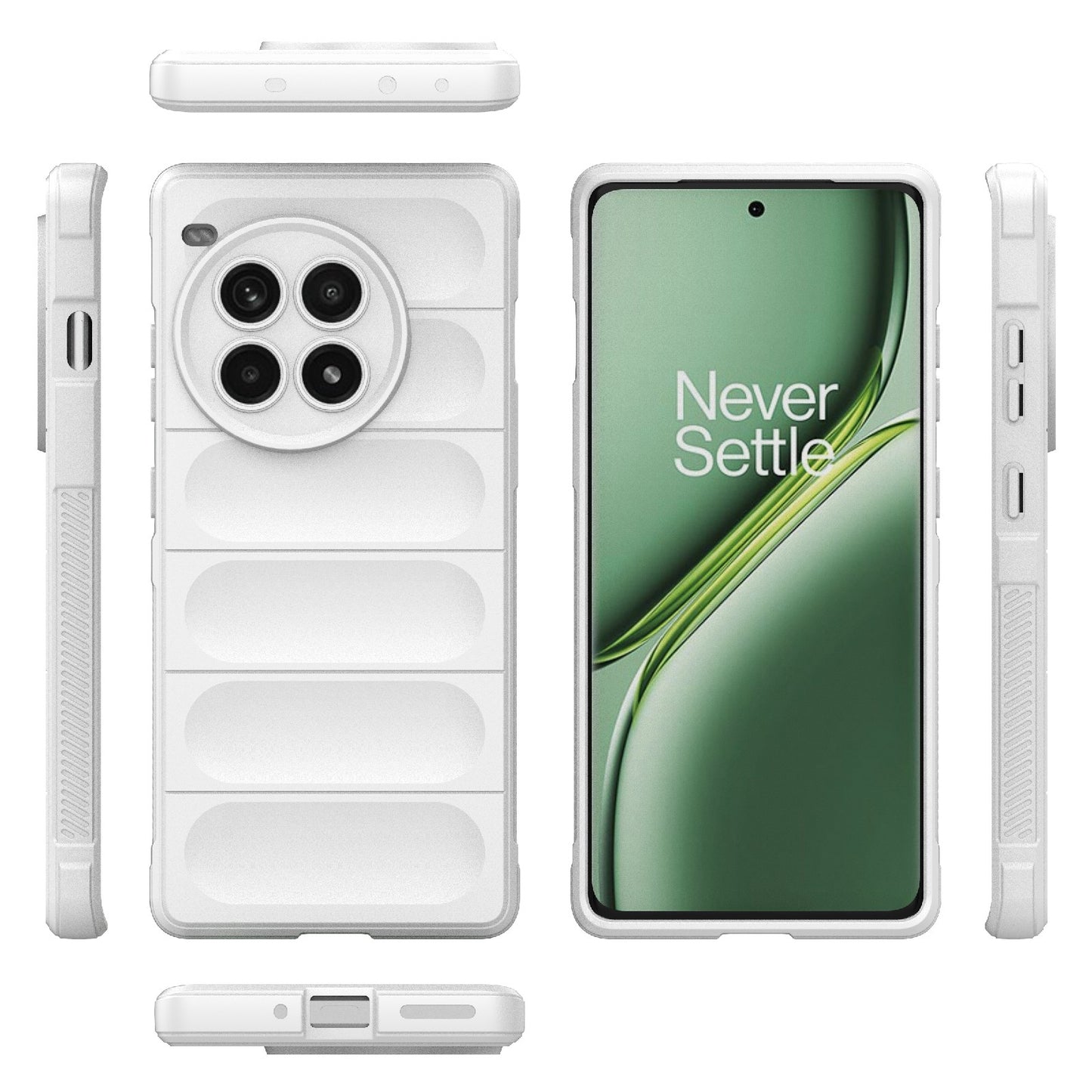 OnePlus Ace 3 Pro 5G Magic Shield Phone Case – Durable TPU + Flannel, Stylish Protection, Brightly Coloured, Wear-Resistant-buycases.co.uk