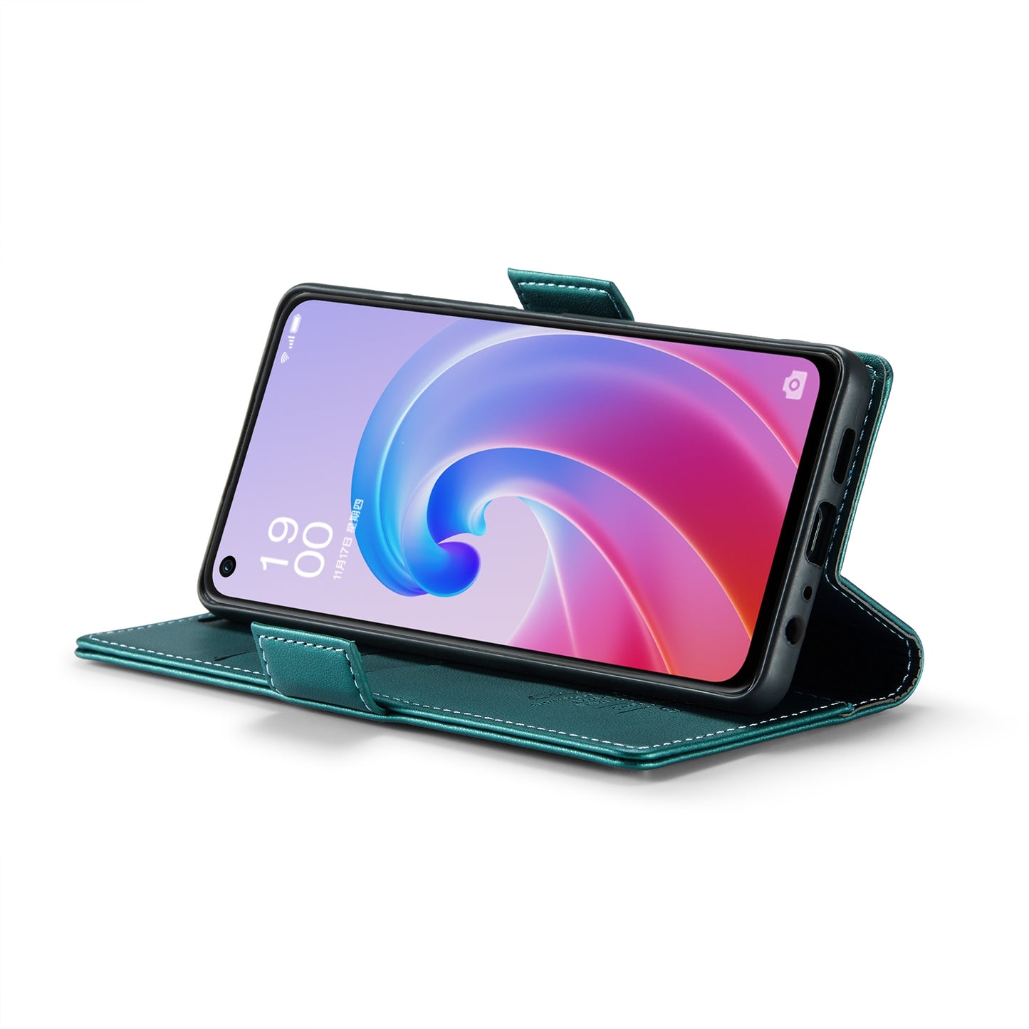 Realme 9i 4G Leather Wallet Case - RFID Blocking, Stand Function, Card Slots