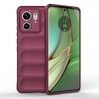 Motorola Edge 40 5G Magic Shield Phone Case – Durable TPU + Flannel, Stylish Protection, Brightly Coloured, Wear-Resistant-buycases.co.uk