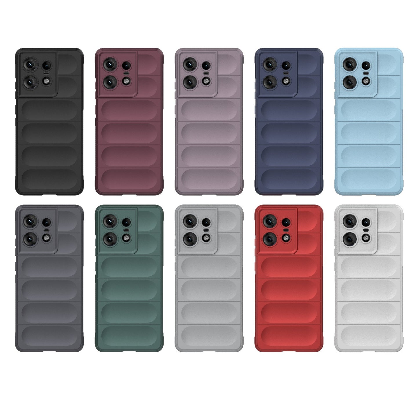 Motorola Edge 50 Pro 5G Global Magic Shield Phone Case – Durable TPU + Flannel, Stylish Protection, Brightly Coloured, Wear-Resistant-buycases.co.uk
