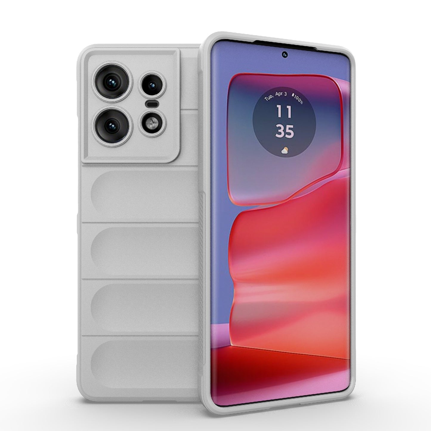 Motorola Edge 50 Pro 5G Global Magic Shield Phone Case – Durable TPU + Flannel, Stylish Protection, Brightly Coloured, Wear-Resistant-buycases.co.uk