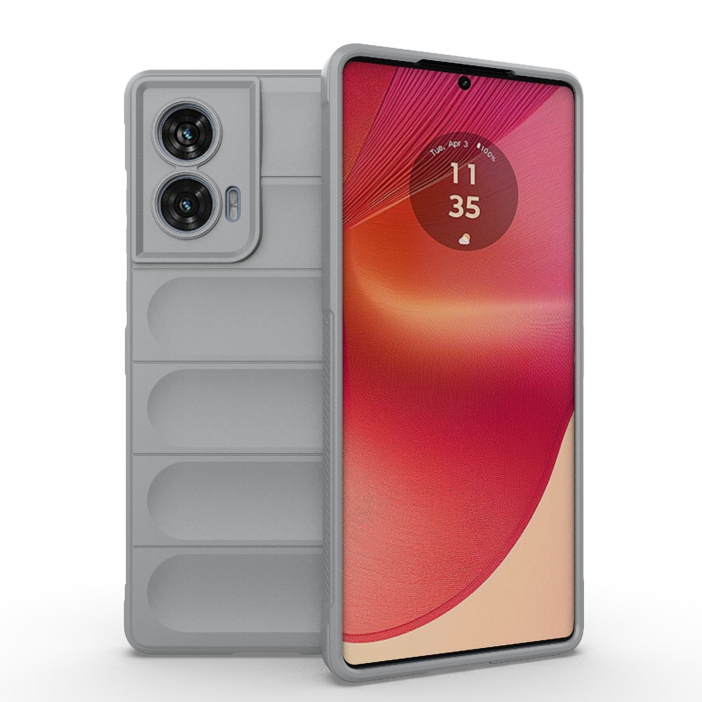 Motorola Edge 50 Fusion 5G Global Magic Shield Phone Case – Durable TPU + Flannel, Stylish Protection, Brightly Coloured, Wear-Resistant-buycases.co.uk