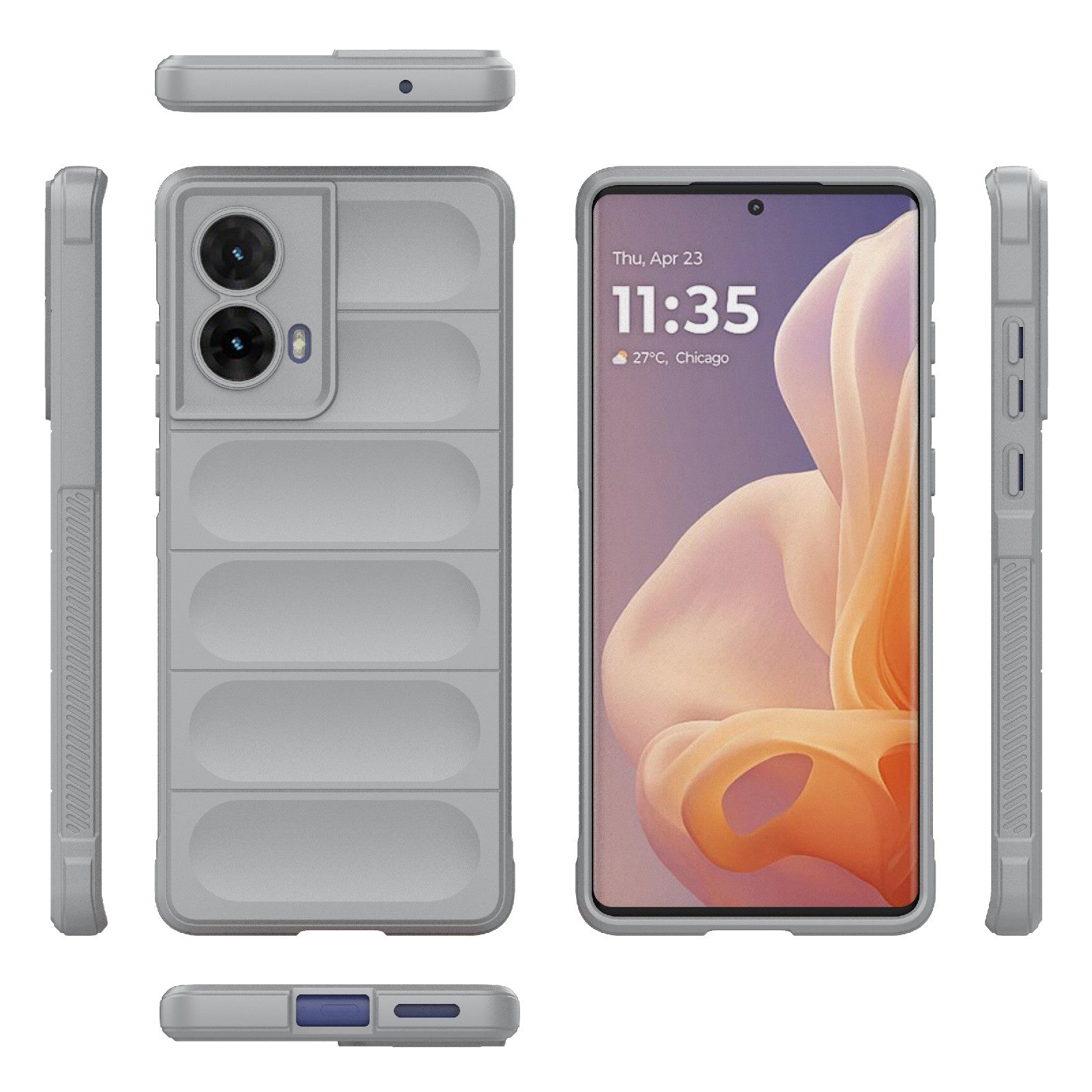 Motorola Moto G85 5G Global Magic Shield Phone Case – Durable TPU + Flannel, Stylish Protection, Brightly Coloured, Wear-Resistant-buycases.co.uk