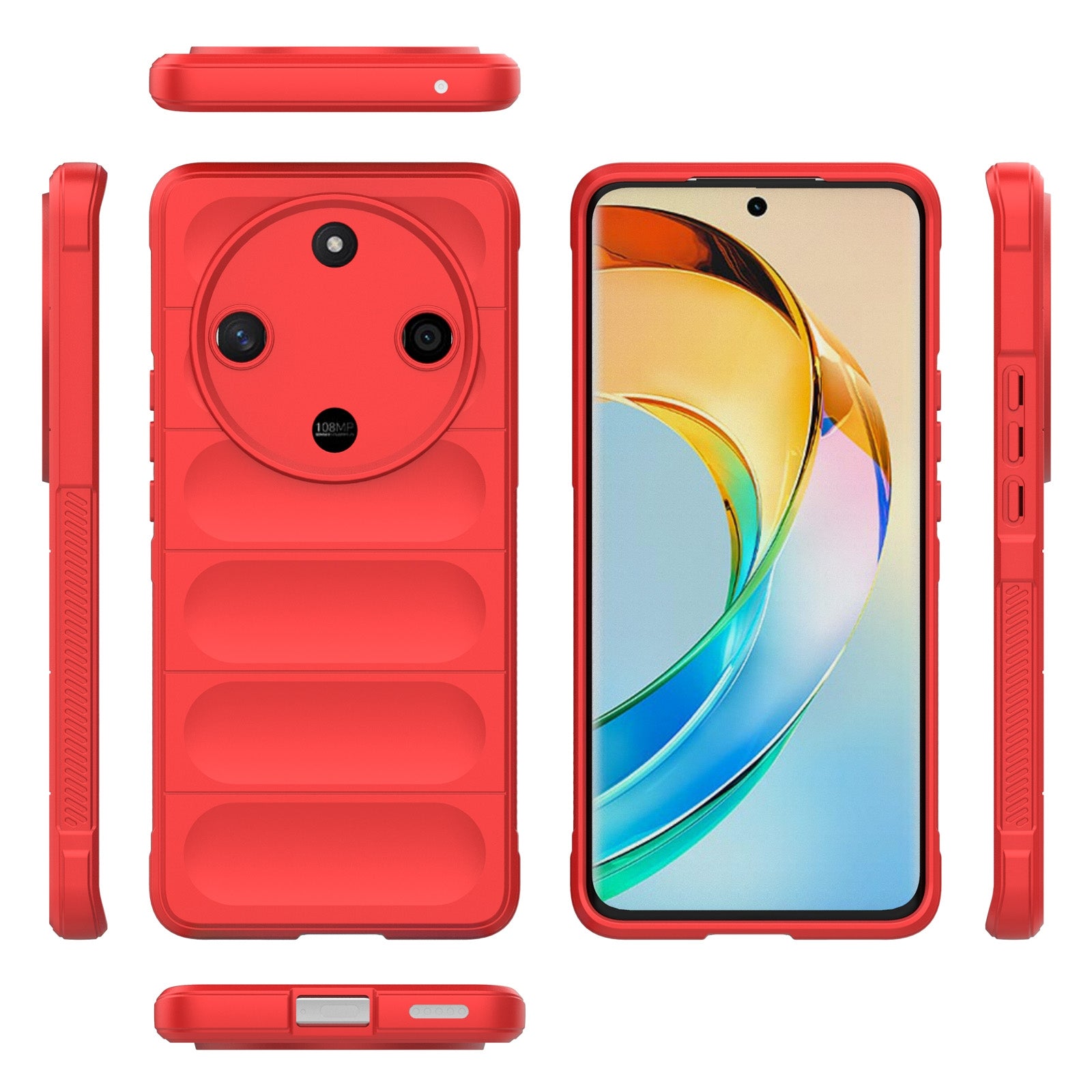 Honor X9b Magic Shield Phone Case – Durable TPU + Flannel, Stylish Protection, Brightly Coloured, Wear-Resistant-buycases.co.uk