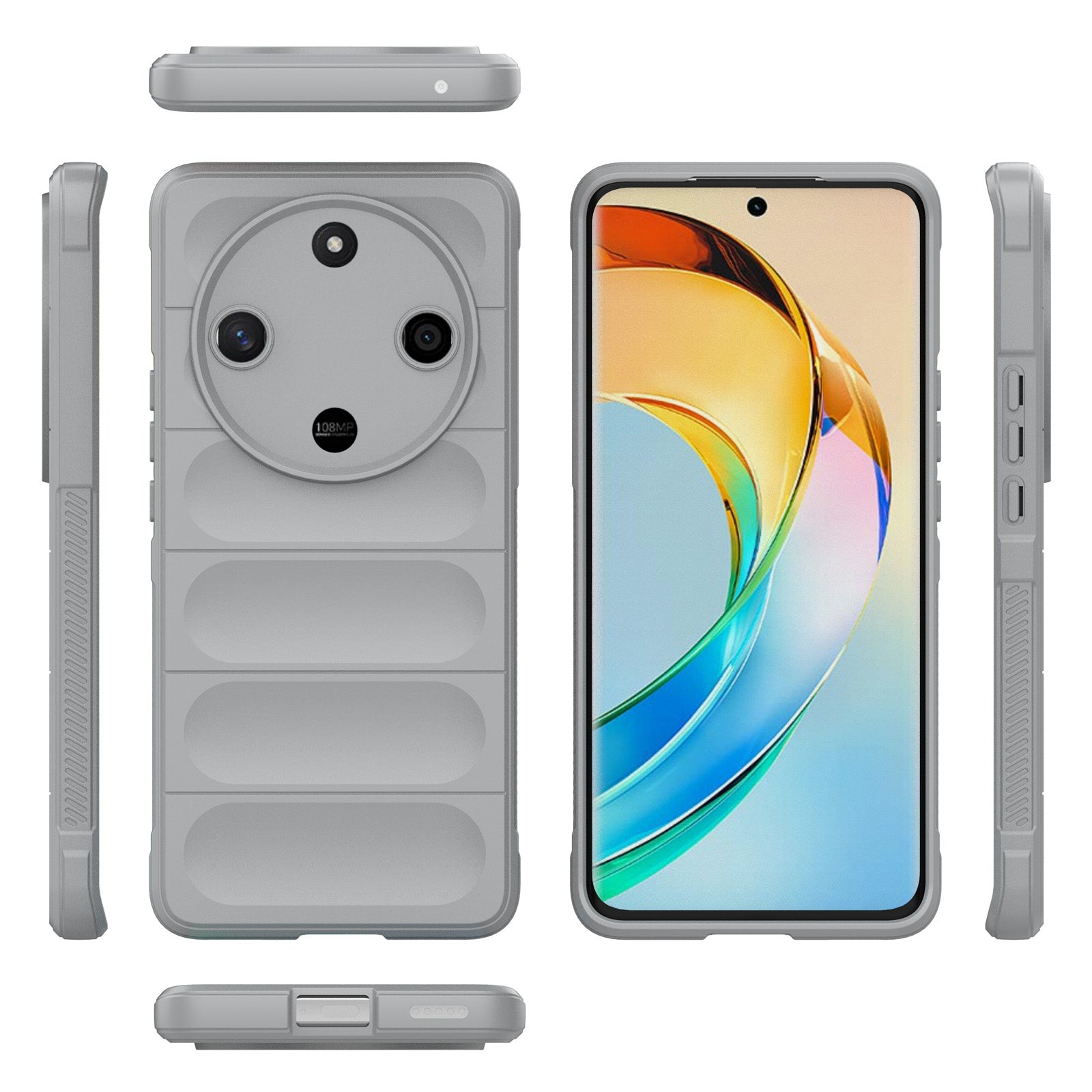 Honor X50 5G Global Magic Shield Phone Case – Durable TPU + Flannel, Stylish Protection, Brightly Coloured, Wear-Resistant-buycases.co.uk