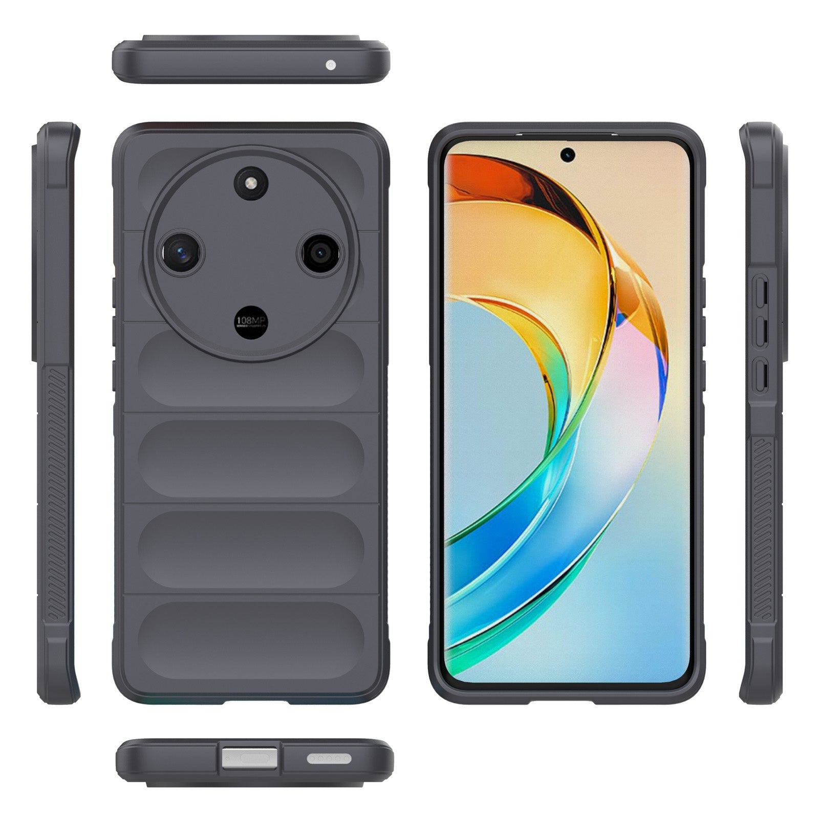 Honor X9b Magic Shield Phone Case – Durable TPU + Flannel, Stylish Protection, Brightly Coloured, Wear-Resistant-buycases.co.uk