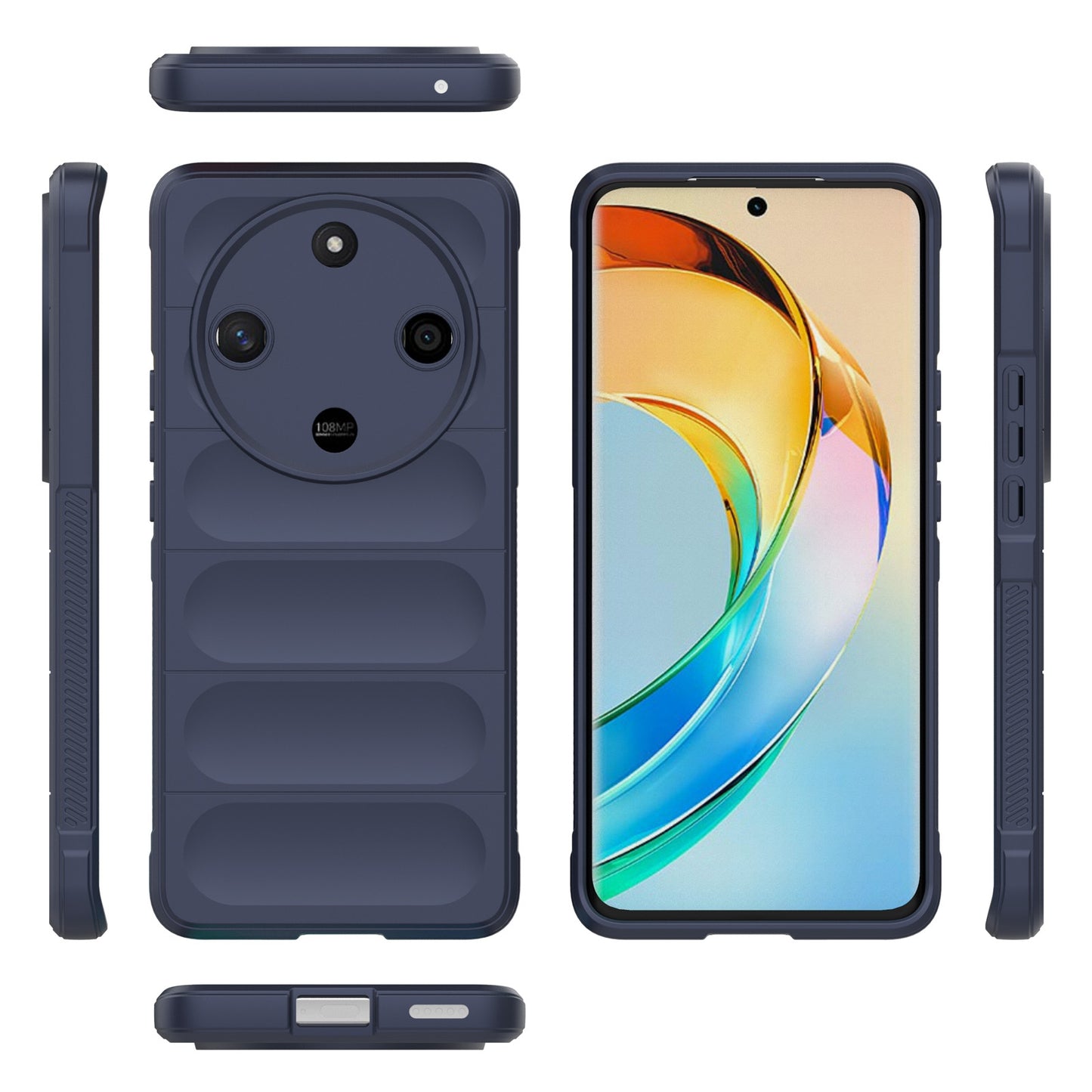 Honor X9b Magic Shield Phone Case – Durable TPU + Flannel, Stylish Protection, Brightly Coloured, Wear-Resistant-buycases.co.uk