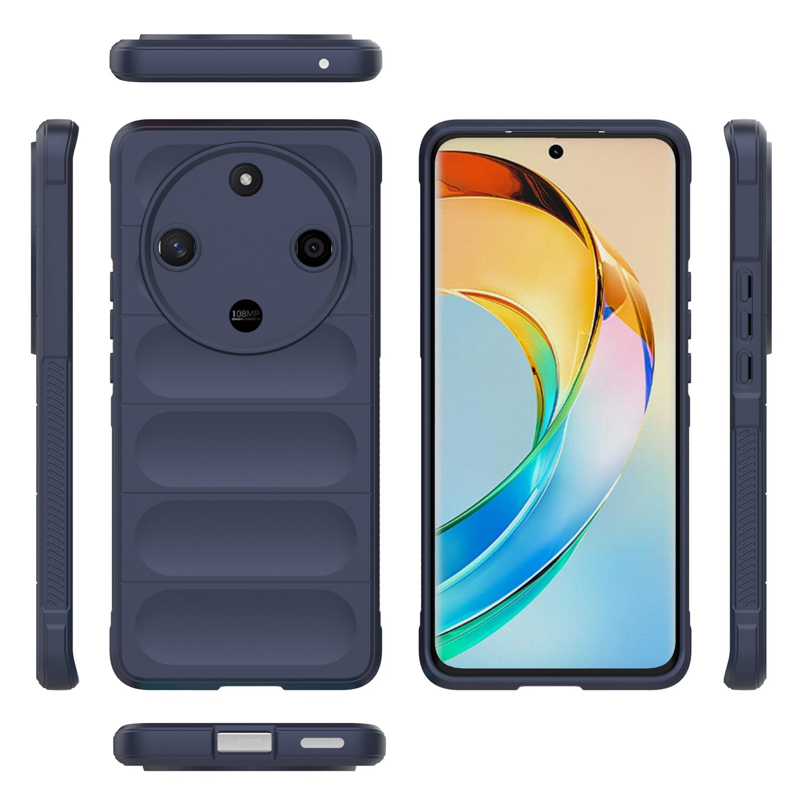 Honor X9b Magic Shield Phone Case – Durable TPU + Flannel, Stylish Protection, Brightly Coloured, Wear-Resistant-buycases.co.uk