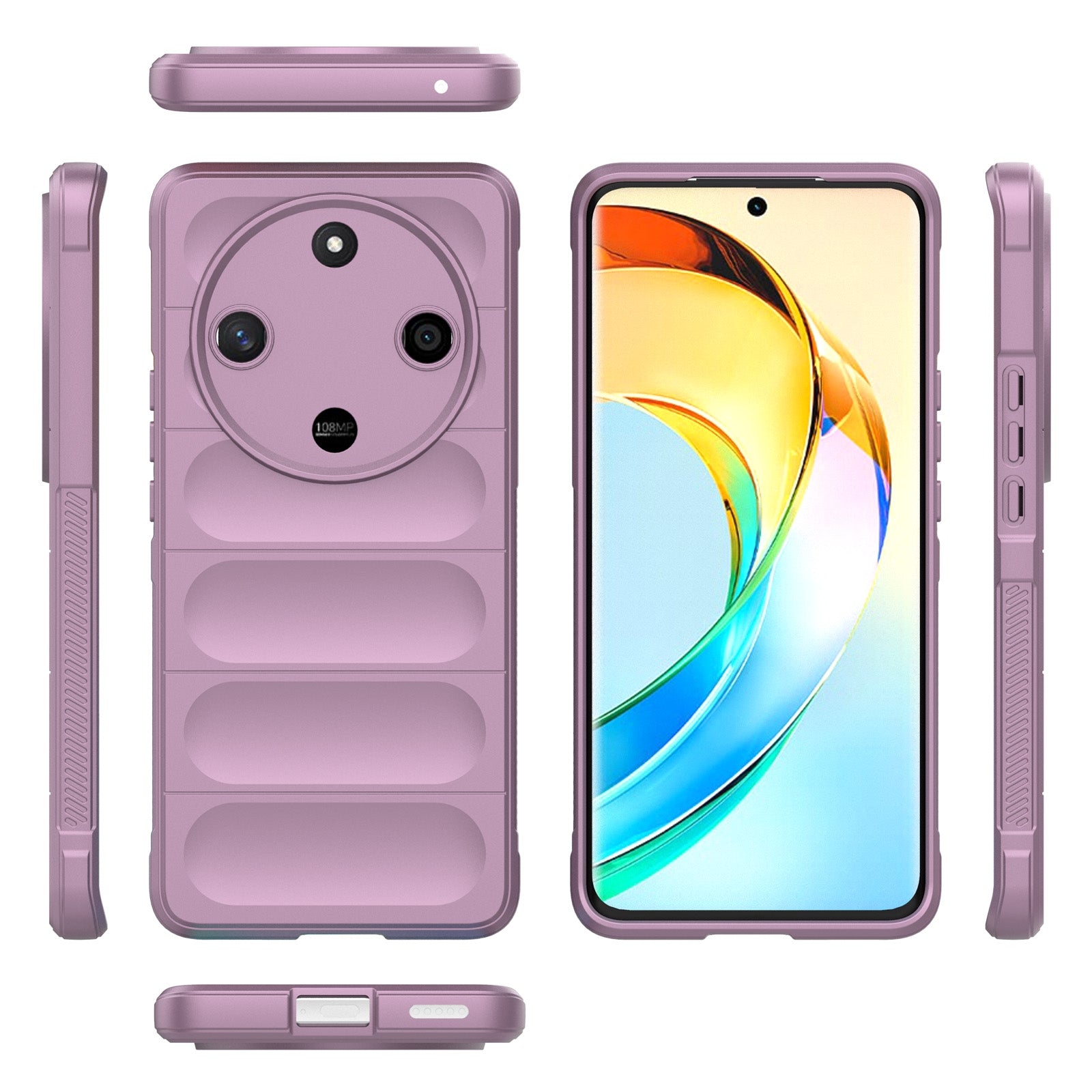 Honor X50 5G Global Magic Shield Phone Case – Durable TPU + Flannel, Stylish Protection, Brightly Coloured, Wear-Resistant-buycases.co.uk