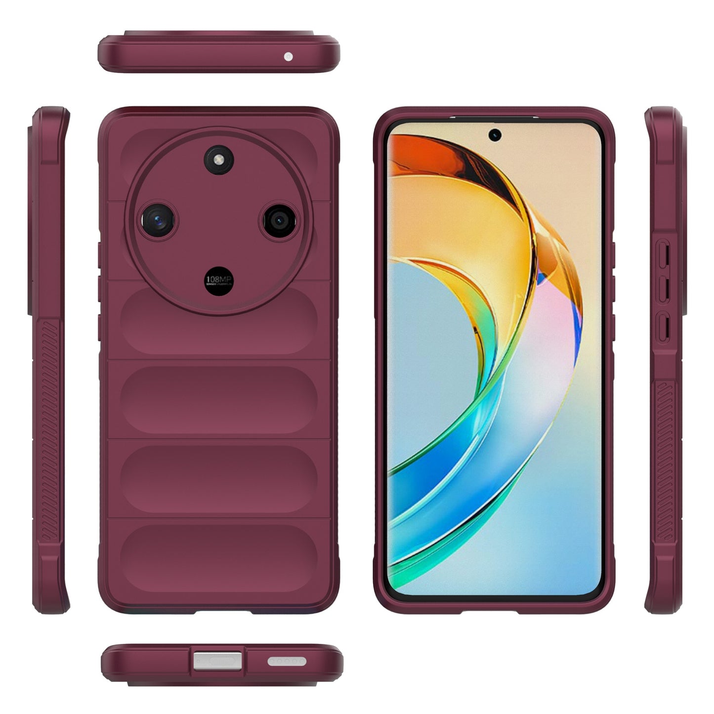 Honor X50 5G Global Magic Shield Phone Case – Durable TPU + Flannel, Stylish Protection, Brightly Coloured, Wear-Resistant-buycases.co.uk