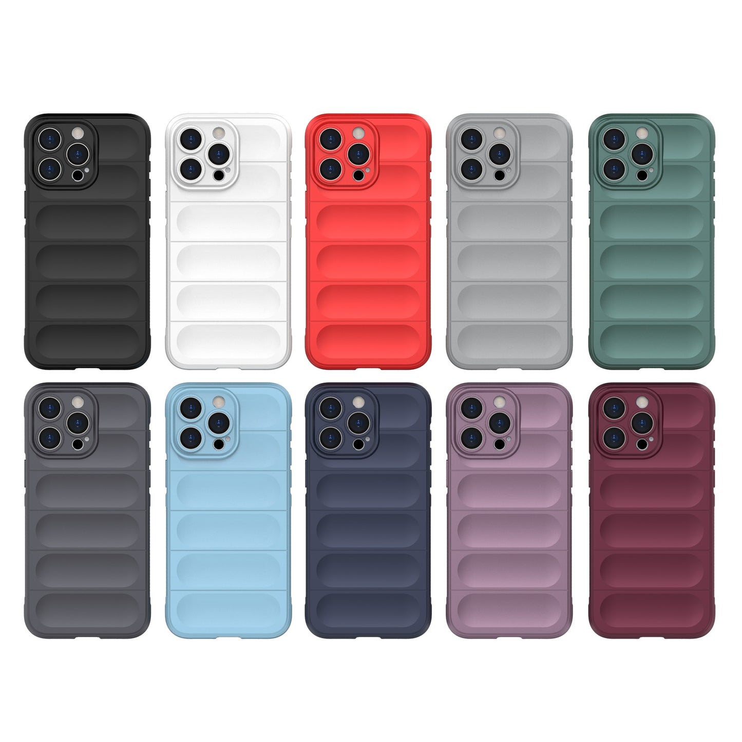 iPhone 15 Pro Max Magic Shield Phone Case – Durable TPU + Flannel, Stylish Protection, Brightly Coloured, Wear-Resistant-buycases.co.uk