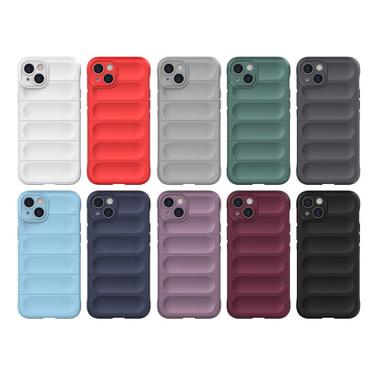 iPhone 15 Plus Magic Shield Phone Case – Durable TPU + Flannel, Stylish Protection, Brightly Coloured, Wear-Resistant-buycases.co.uk