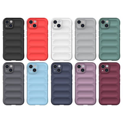iPhone 15 Magic Shield Phone Case – Durable TPU + Flannel, Stylish Protection, Brightly Coloured, Wear-Resistant-buycases.co.uk